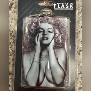 Marilyn Monroe 8oz Stainless Steel Flask